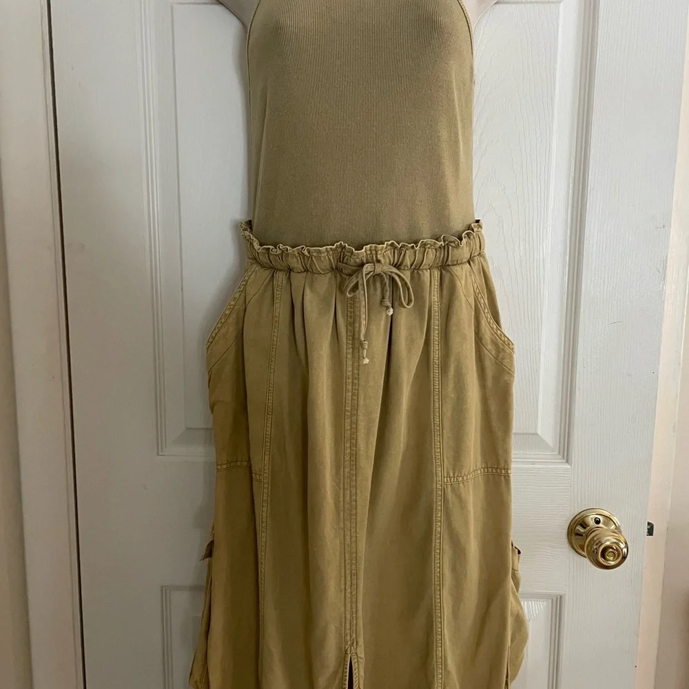 Free People Stylish‎ Tan Sleeveless Dress - Picture 2 of 5